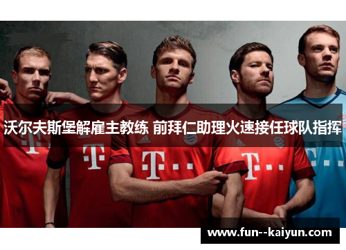 沃尔夫斯堡解雇主教练 前拜仁助理火速接任球队指挥 沃尔夫斯堡解雇主教练 前拜仁助理火速接任球队指挥